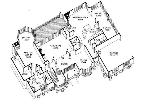 European Traditional Level One of Plan 32515