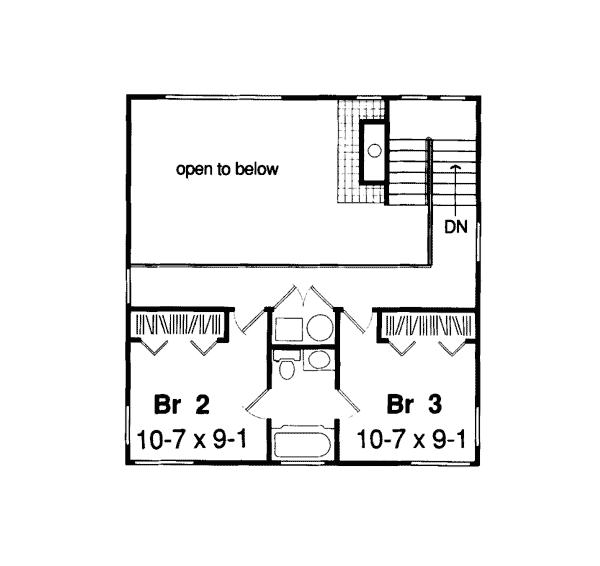 Contemporary Level Two of Plan 34058