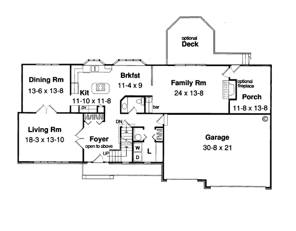 European Tudor Level One of Plan 34073