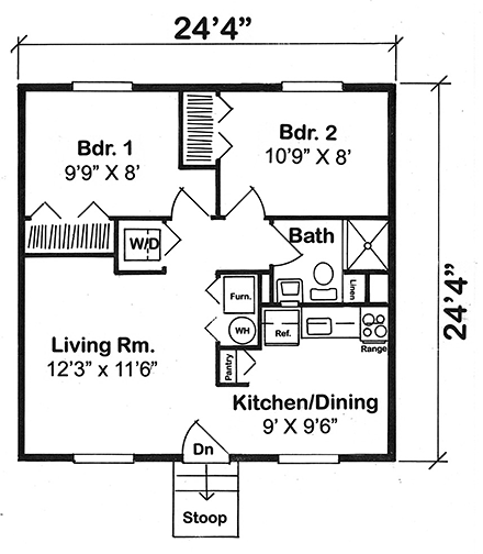 House Plan 34075 First Level Plan