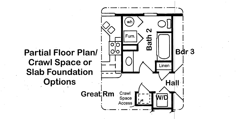 Cape Cod Cottage Country Alternate Level One of Plan 34601