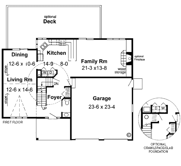 Country Traditional Level One of Plan 34878