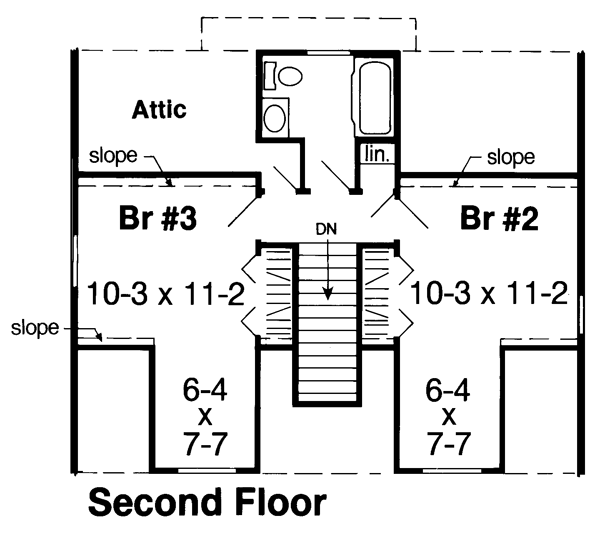 Cape Cod Country Southern Level Two of Plan 35001