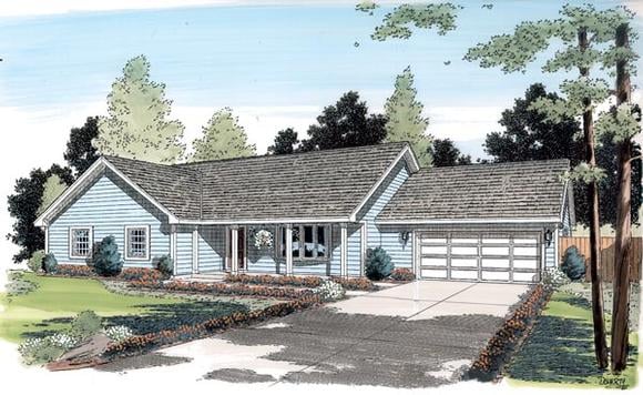 House Plan 35003 Elevation