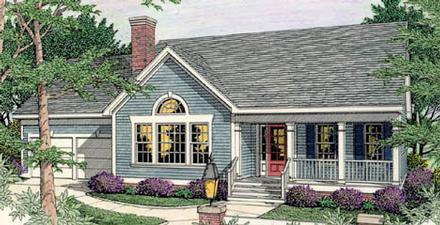 Country Ranch Elevation of Plan 40004