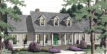 Country Ranch Elevation of Plan 40010