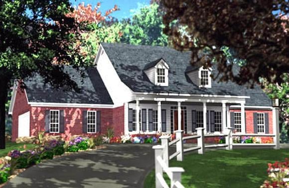 House Plan 40011 Elevation