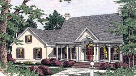 House Plan 40012 Elevation