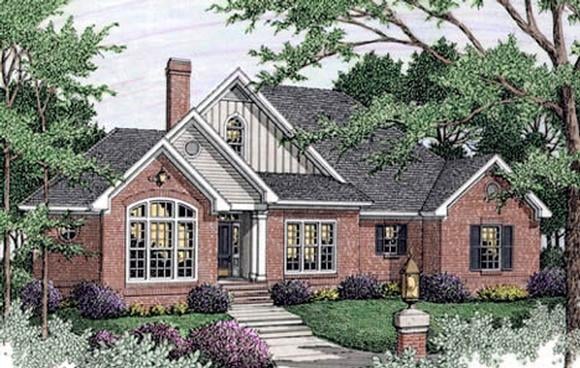 House Plan 40017 Elevation