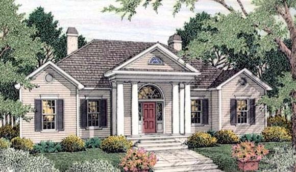 House Plan 40023 Elevation