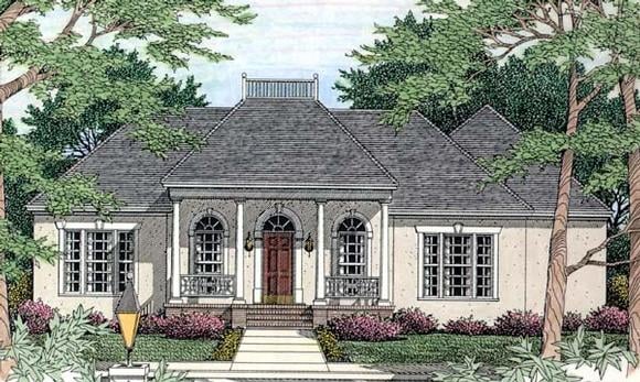 House Plan 40027 with 3 Beds, 2 Baths, 2 Car Garage Elevation