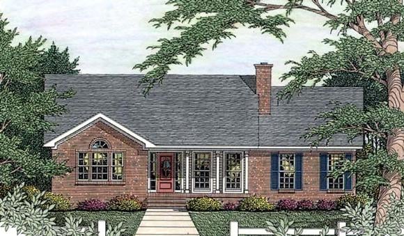 House Plan 40028 Elevation