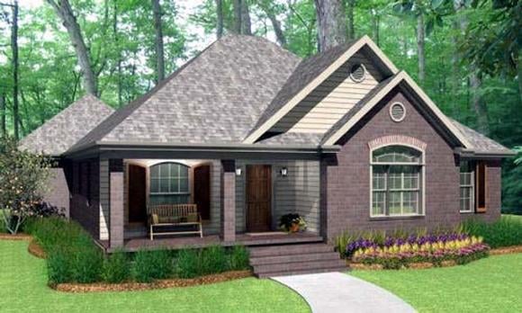 House Plan 40036 Elevation