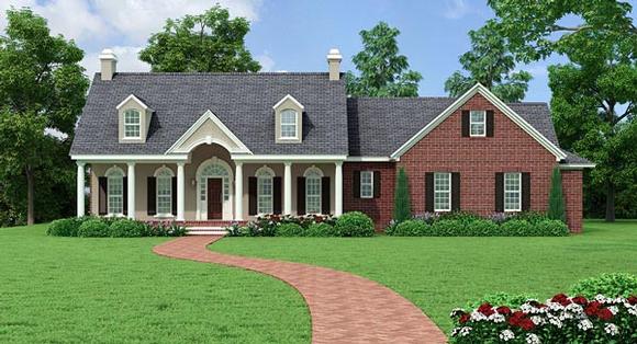 House Plan 40037 Elevation