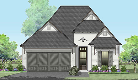 House Plan 40321 Elevation