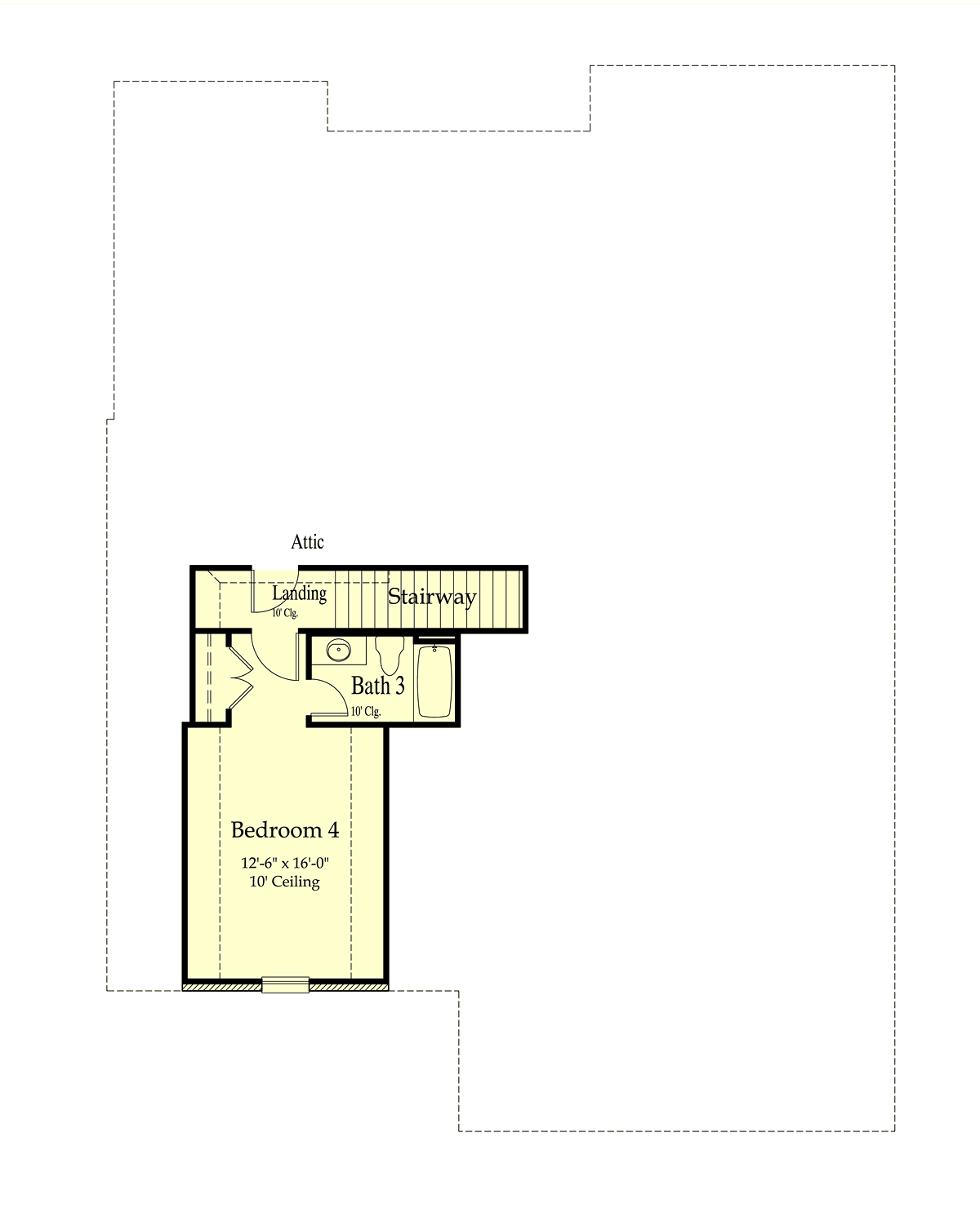 Farmhouse Level Two of Plan 40350