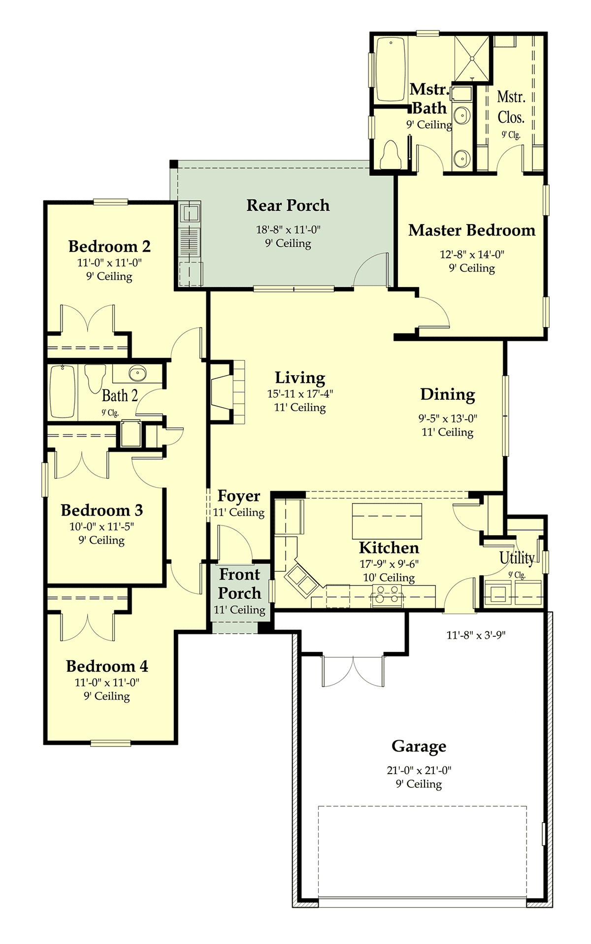 European French Country Level One of Plan 40361