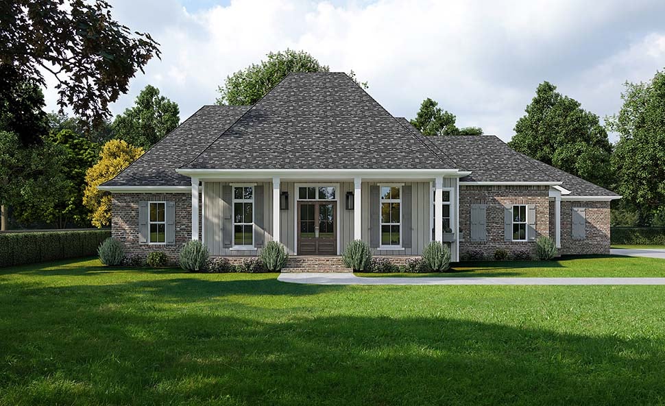 Acadian, Southern Plan with 2437 Sq. Ft., 3 Bedrooms, 3 Bathrooms, 2 Car Garage Picture 5