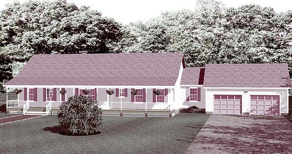 House Plan 40605 Elevation