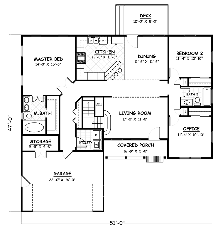 Country Traditional Level One of Plan 40614