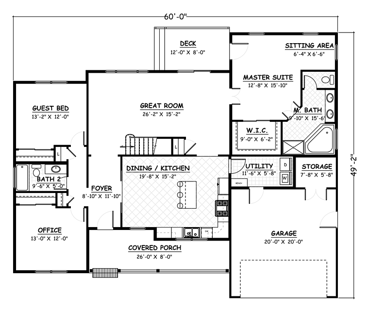 Country Traditional Level One of Plan 40622