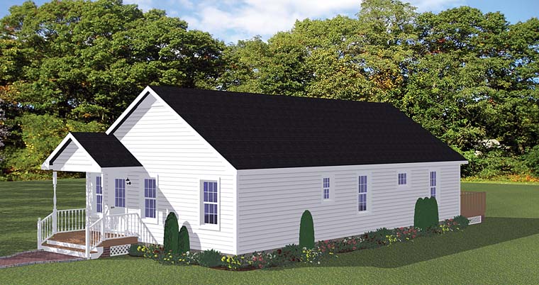 Plan 40639 | Narrow Lot House Plans