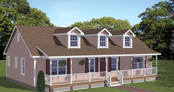 House Plan 40643 Elevation