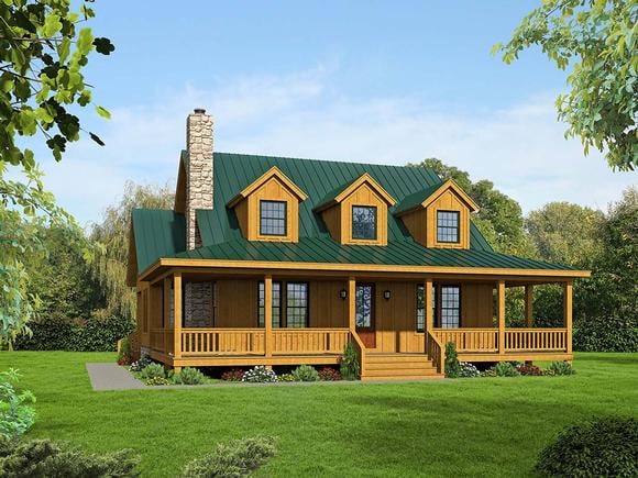 House Plan 40822 Elevation