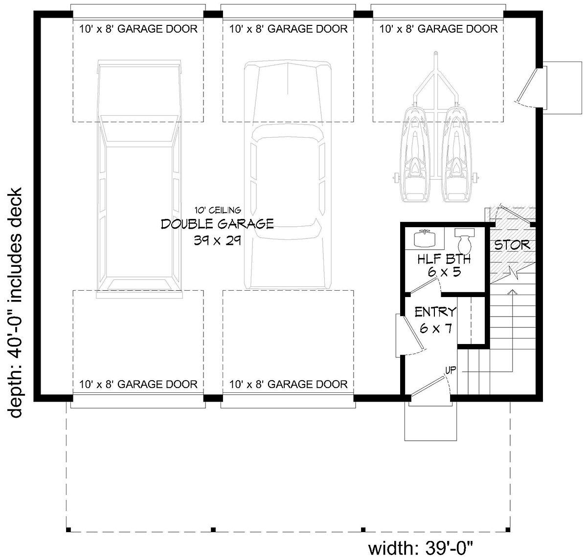 Coastal Contemporary Modern Traditional Level One of Plan 40835