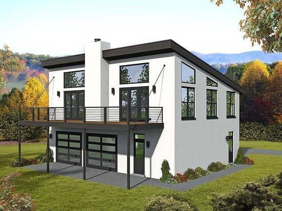 House Plan 40835 Elevation