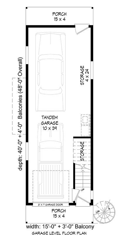 House Plan 40839 First Level Plan