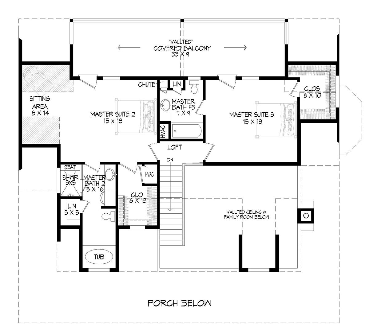 Bungalow Cottage Country Level Two of Plan 40847