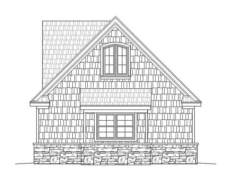 Country, Craftsman, Farmhouse, Traditional Plan with 2950 Sq. Ft., 4 Bedrooms, 3 Bathrooms, 3 Car Garage Picture 6
