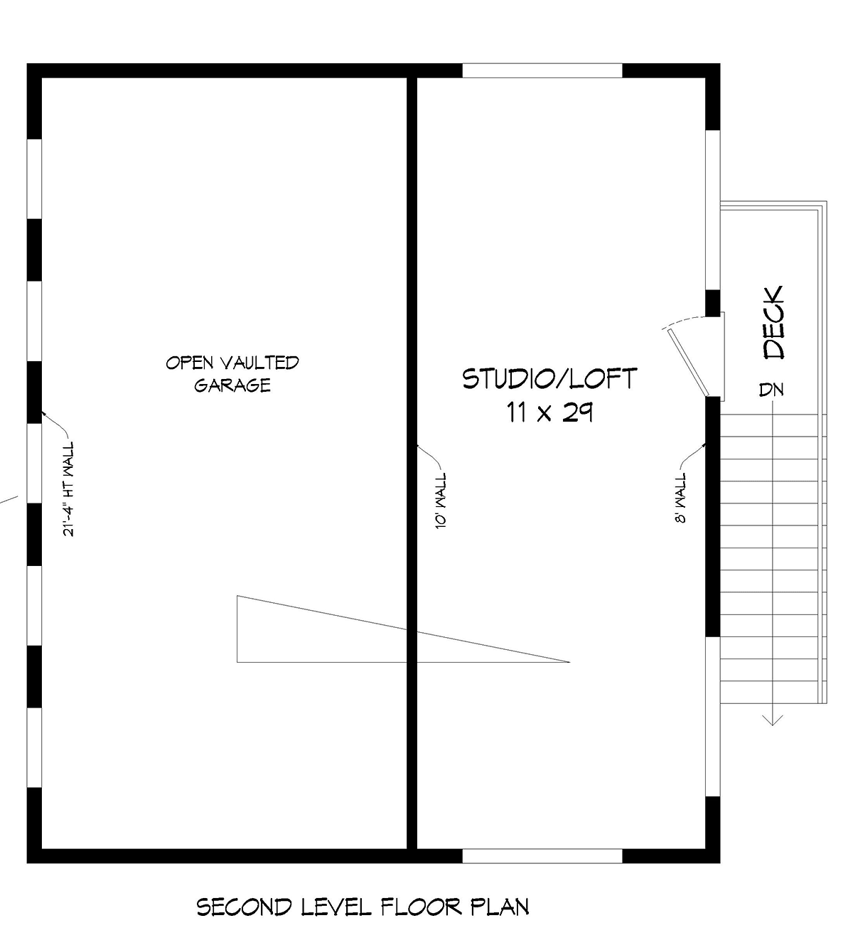 Contemporary Modern Level Two of Plan 40870