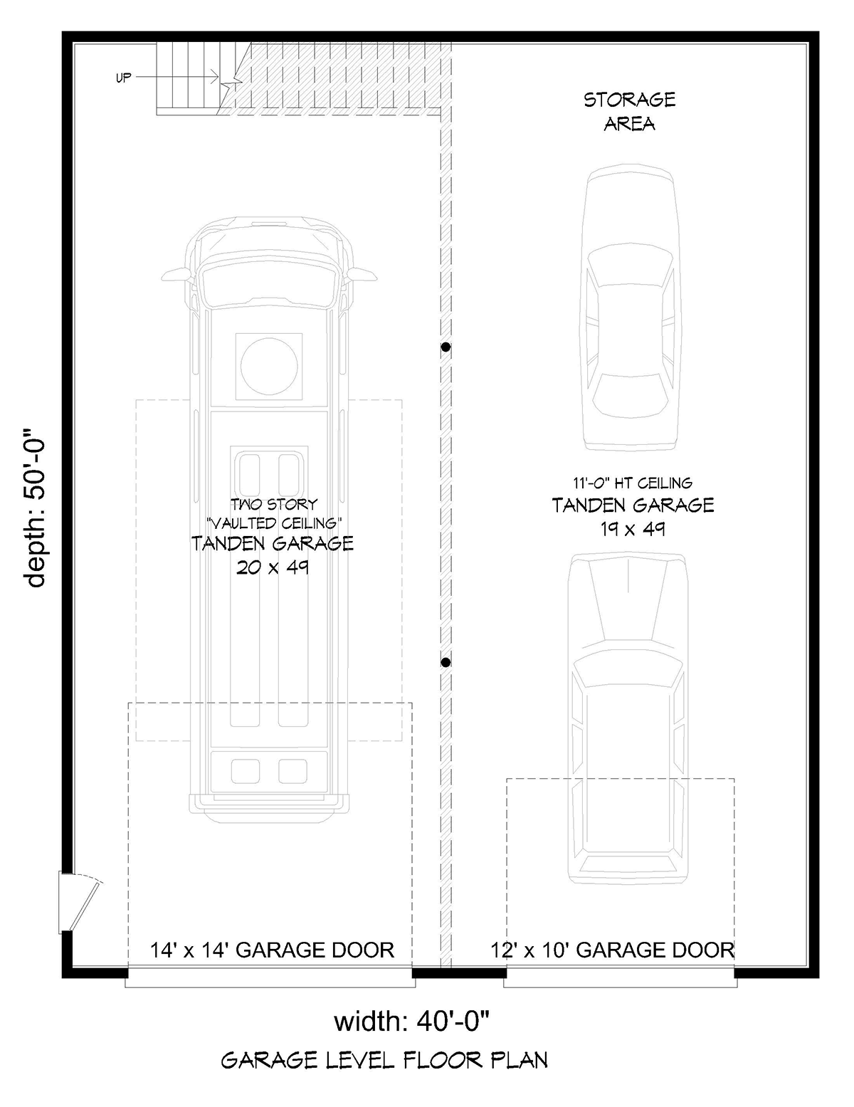 Contemporary Modern Level One of Plan 40874