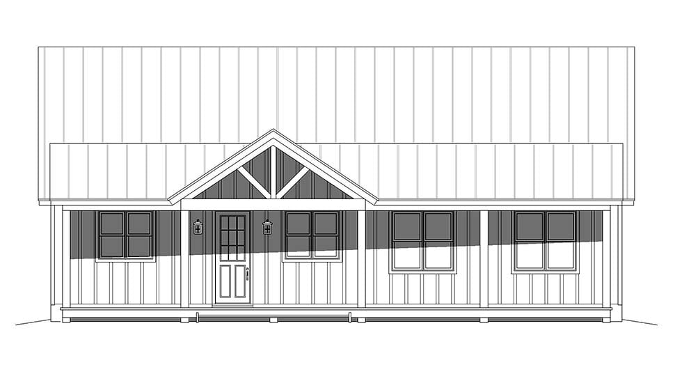 Cabin, Country, Log Plan with 2580 Sq. Ft., 3 Bedrooms, 3 Bathrooms Picture 4