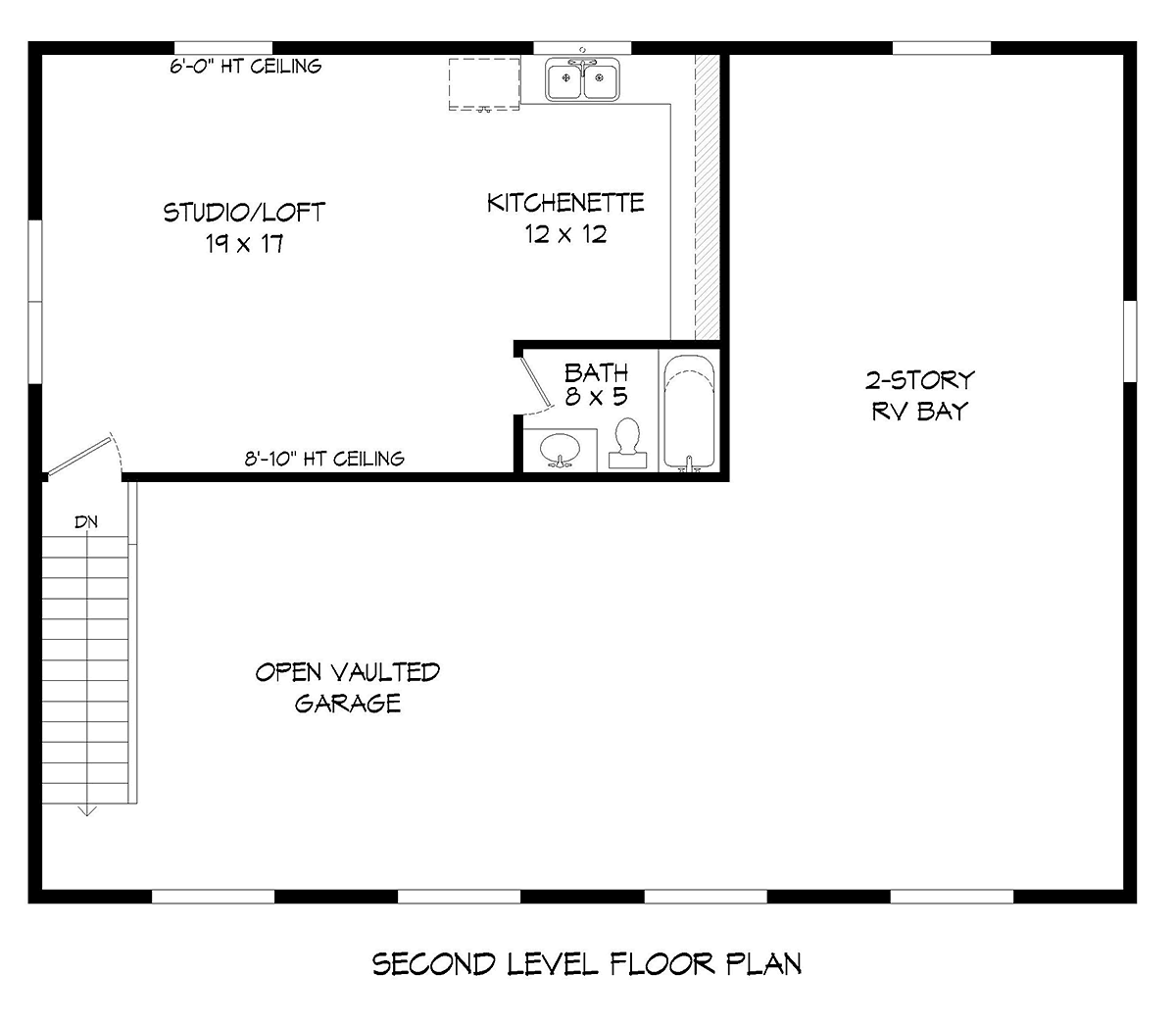 Contemporary Modern Level Two of Plan 40881