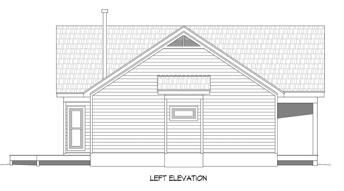 Ranch, Traditional Plan with 1368 Sq. Ft., 3 Bedrooms, 2 Bathrooms Picture 3