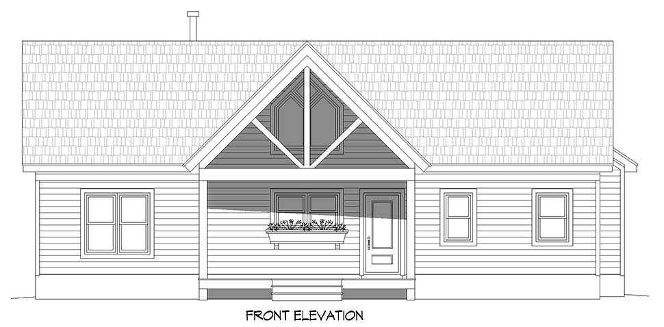Ranch, Traditional Plan with 1368 Sq. Ft., 3 Bedrooms, 2 Bathrooms Picture 4