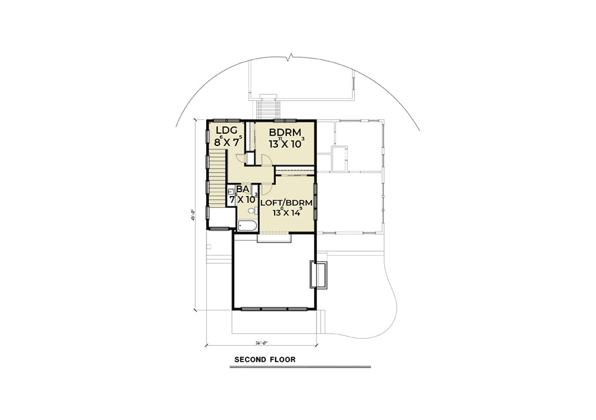 Contemporary Level Two of Plan 40910