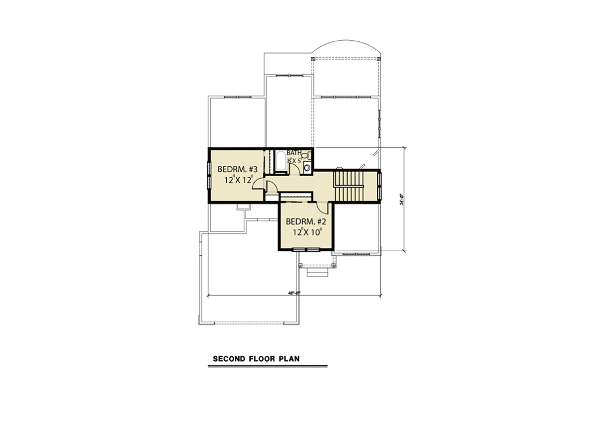 Country Craftsman Level Two of Plan 40914