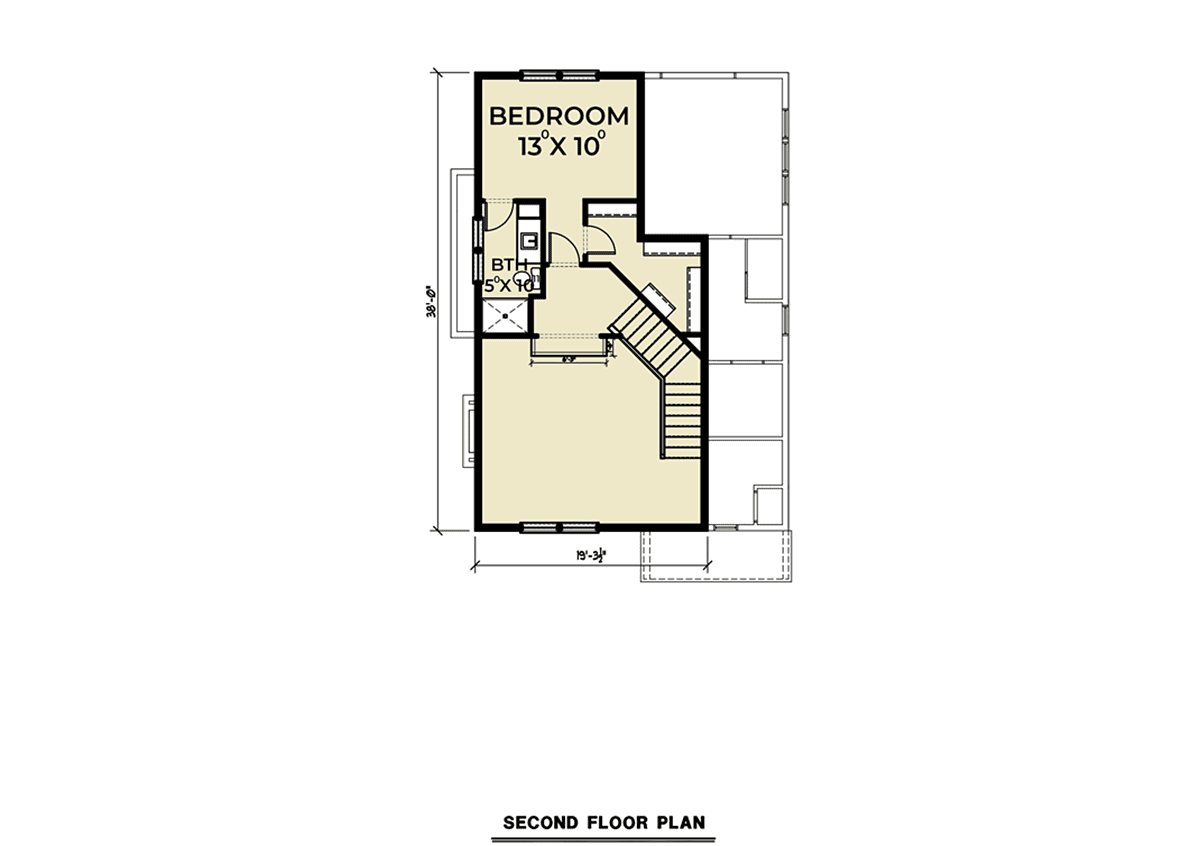 Contemporary Modern Level Two of Plan 40921