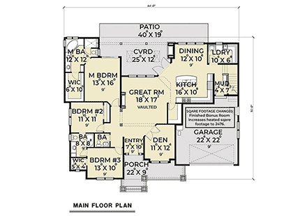 First Level Plan