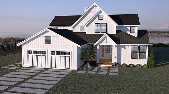 House Plan 40960 Elevation