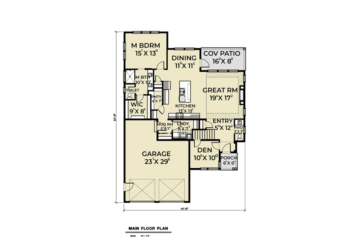 Contemporary Level One of Plan 40977