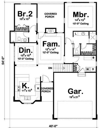 First Level Plan