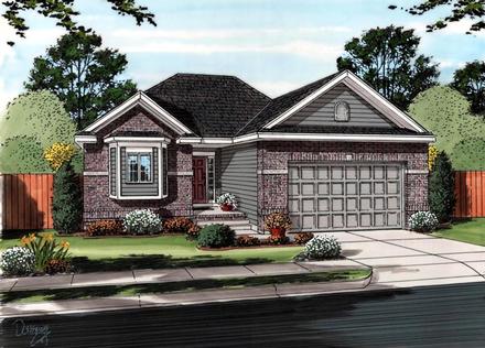 House Plan 41102 Elevation