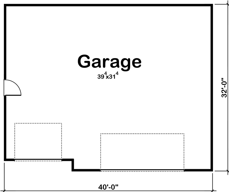 Craftsman Traditional Level One of Plan 41114