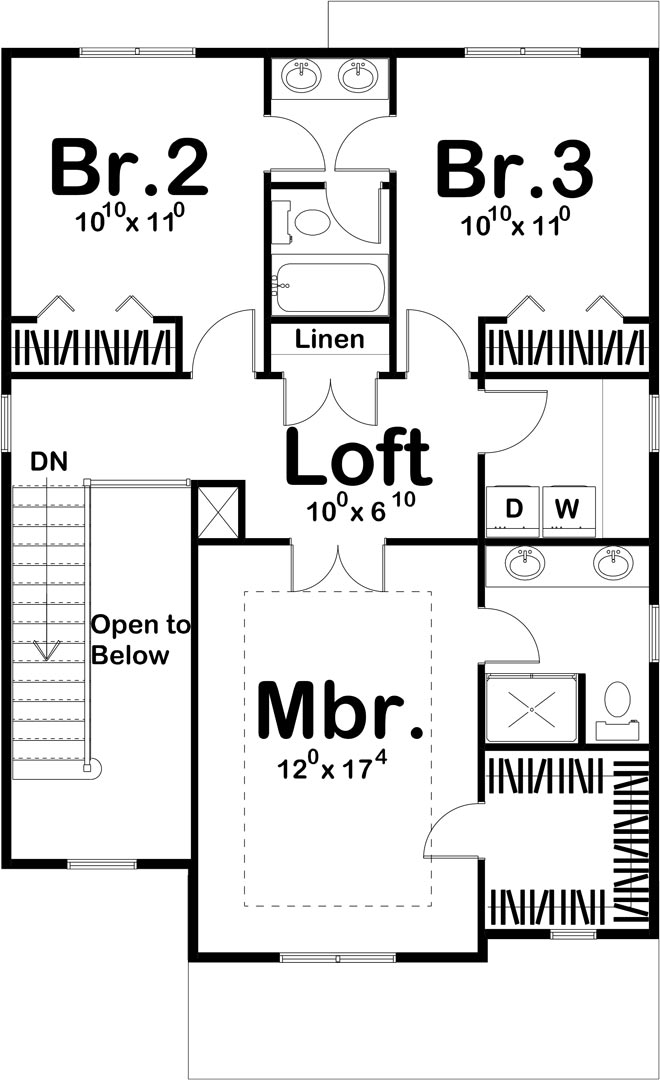 Traditional Level Two of Plan 41116