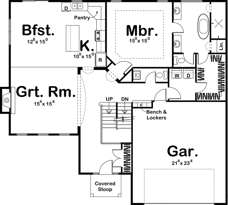 Colonial Level One of Plan 41119